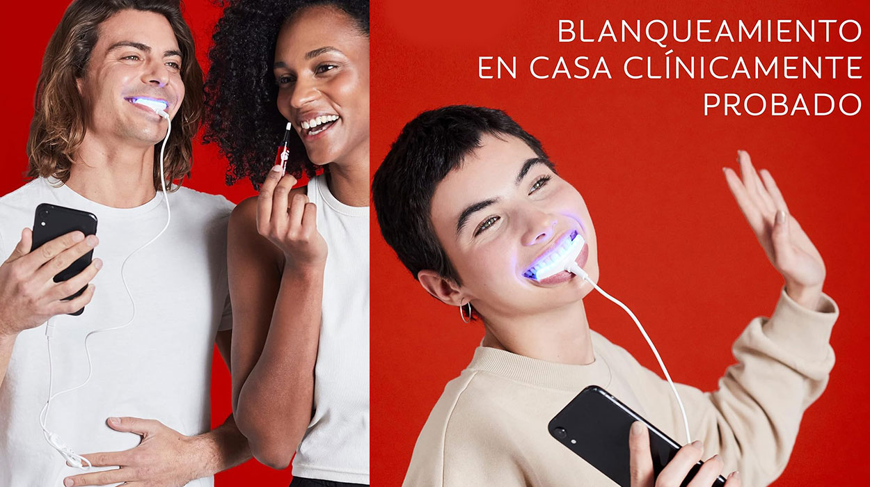 Kit de blanqueamiento dental LED Colgate Max White Ultimate barato