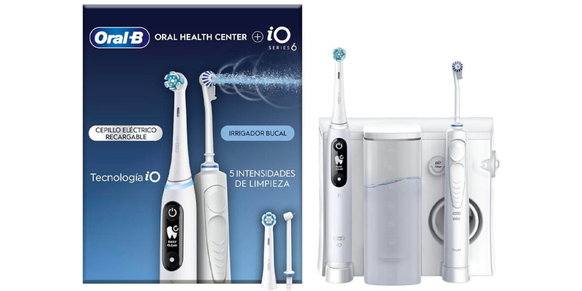 Cepillo de dientes e irrigador Oral-B iO6