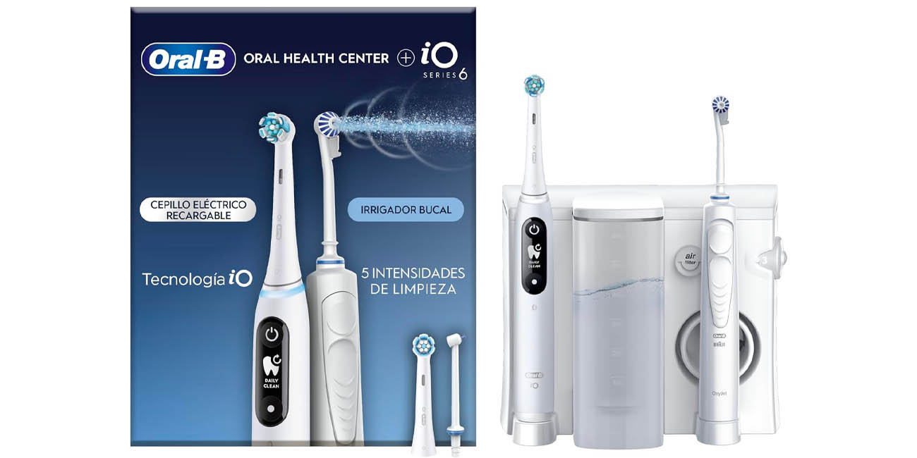 Cepillo de dientes e irrigador Oral-B iO6