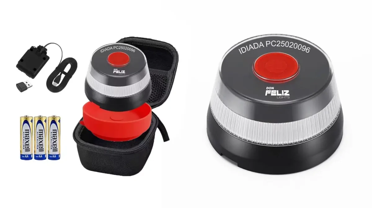 Actualiza ya tu coche con este kit de baliza de emergencia V16 con ventosa y funda, que puedes comprar hoy
