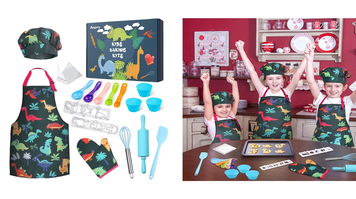 kit de cocina de 27 piezas Anpro para niños barato