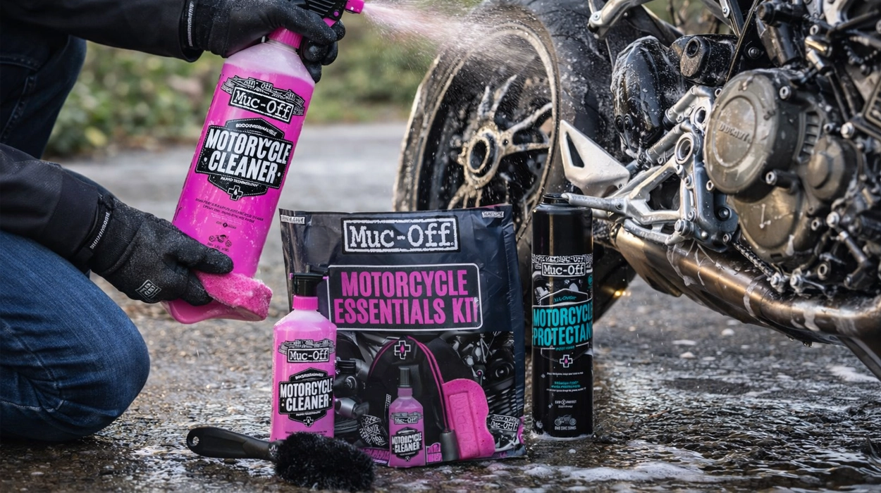 kit de limpieza de motos de Muc-Off