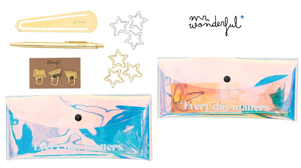 Kit para decorar agenda Mr.Wonderful barato