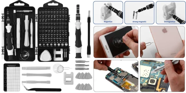 Kit de destornilladores de precisión LCXCXY 122 en 1