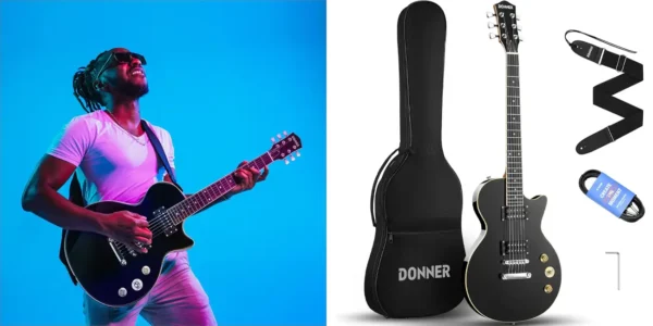 Kit de guitarra eléctrica Donner DLP-124B
