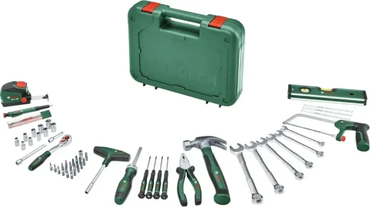 Set de herramientas Bosch Advanced de 64 piezas