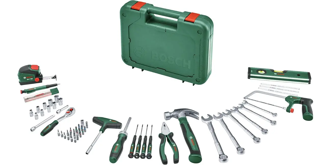 Set de herramientas Bosch Advanced de 64 piezas