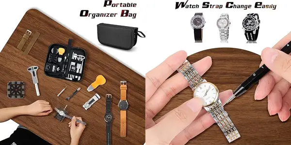 Kit de herramientas para reparación de relojes AiqInu oferta