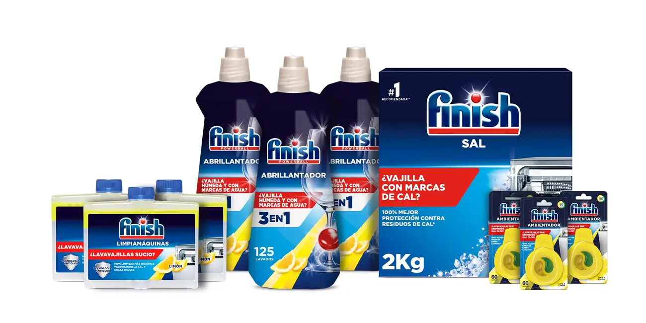 Pack productos lavavajillas Finish