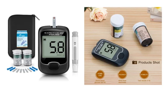kit medidor de glucosa en sangre Exactive EQ Impulse