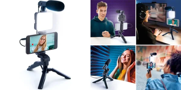 Kit de podcast y vídeo Canal Toys - Studio Creator para smartphone