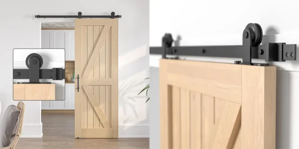 Kit de puerta corredera SANKEYTEW de 201 cm