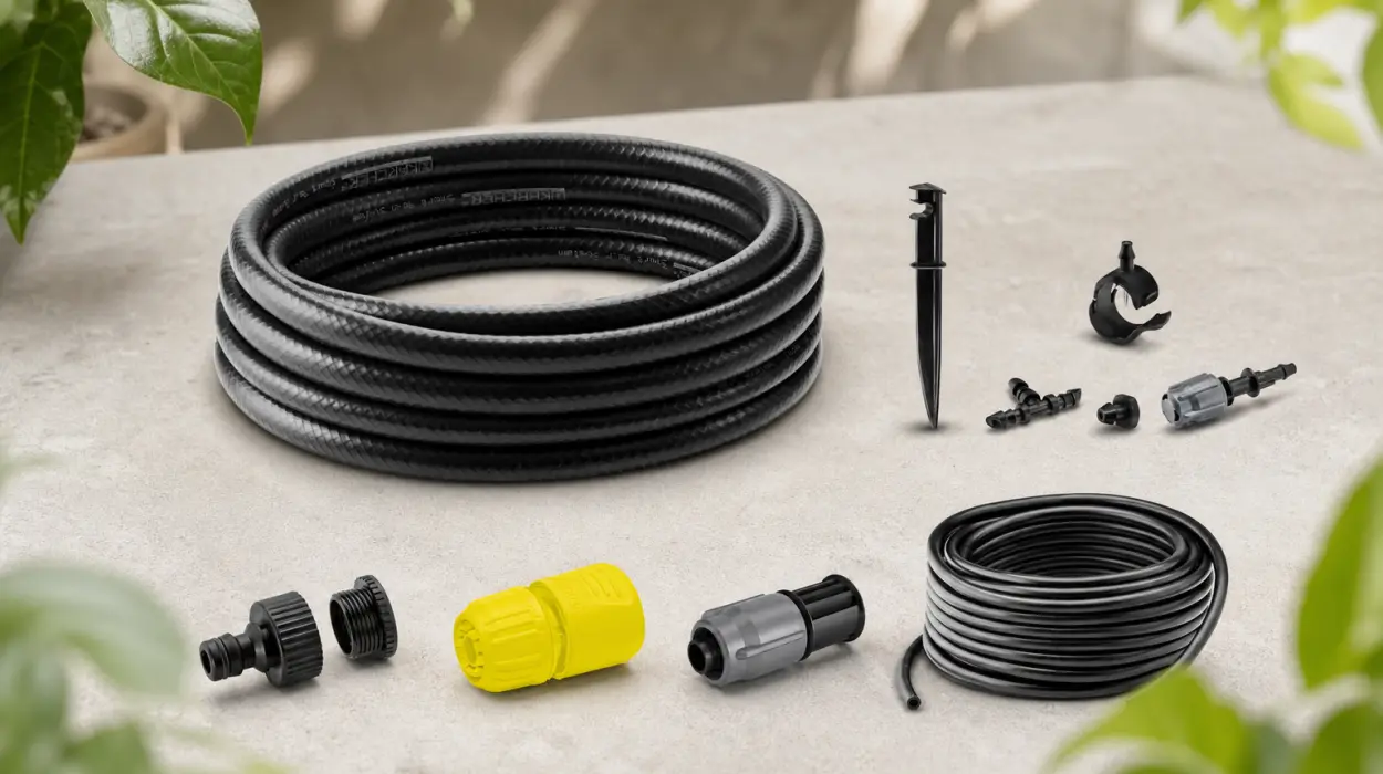 Kit de riego por goteo Kärcher KRS para regar hasta 15 plantas