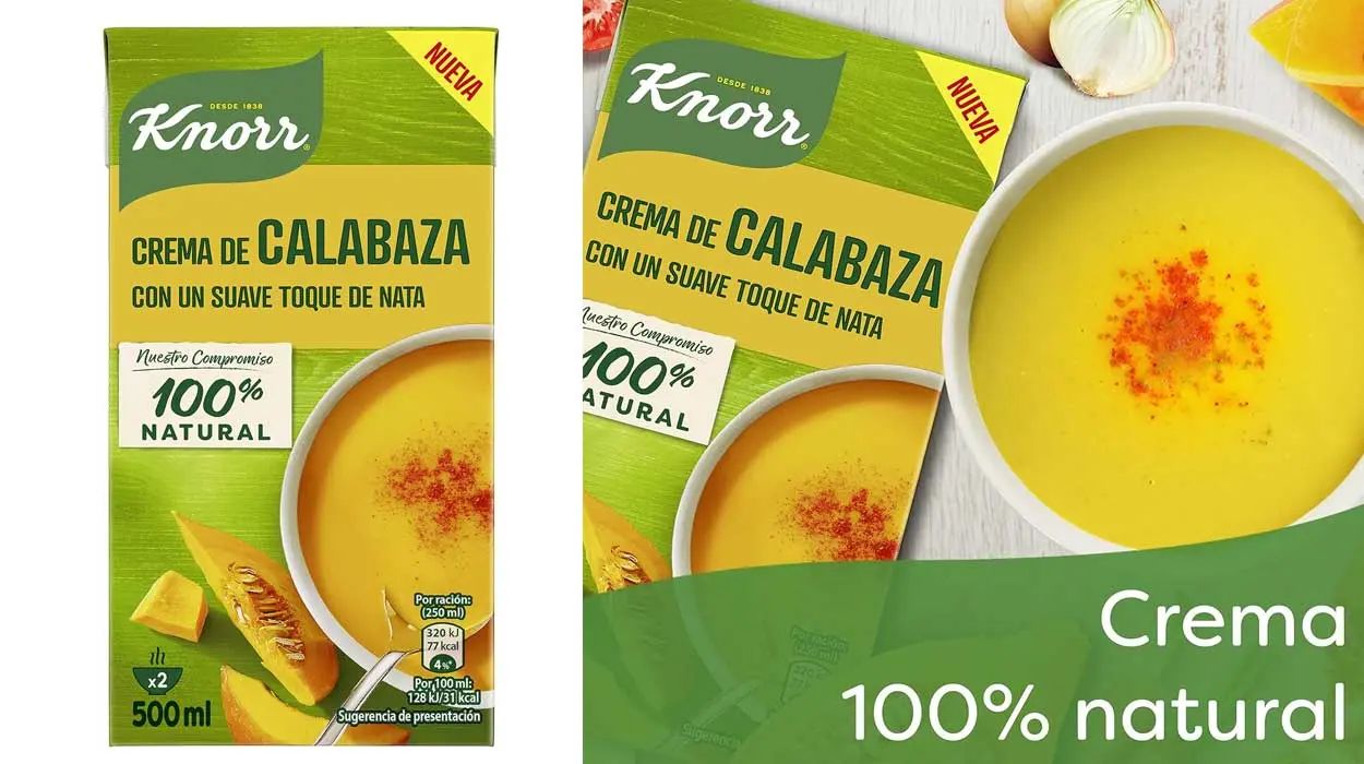 Knoor crema de calabaza barata