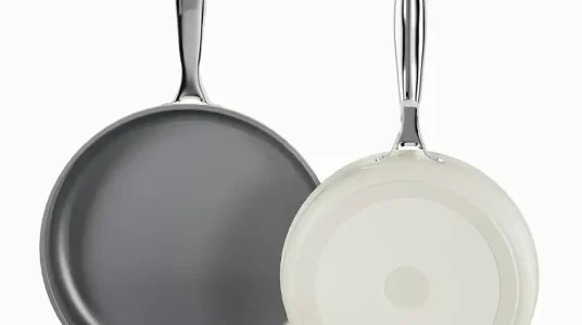 Chollo koch kode juego de 3 sartenes antiadherentes 20/24/28cm, sarten de induccion con revestimiento ceramica