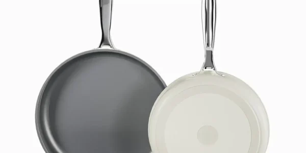 Chollo koch kode juego de 3 sartenes antiadherentes 20/24/28cm, sarten de induccion con revestimiento ceramica