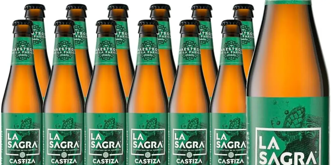 Pack x12 La Sagra Castiza Cerveza estilo Blonde Ale de 33 cl
