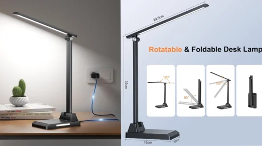 lámpara LED de escritorio Ylatoial