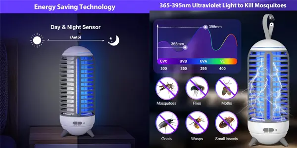 Lámpara anti mosquitos UV Tonfarb