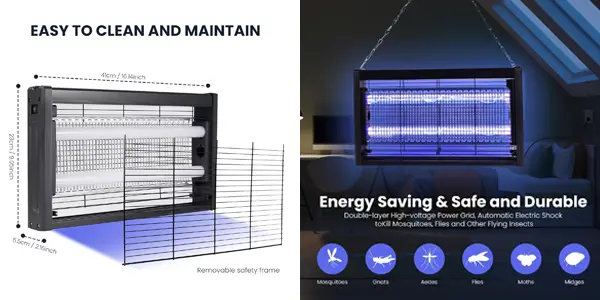 Lámpara anti mosquitos 20W