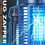 Lámpara antimosquitos UV de 20W para interiores y exteriores, impermeable y segura