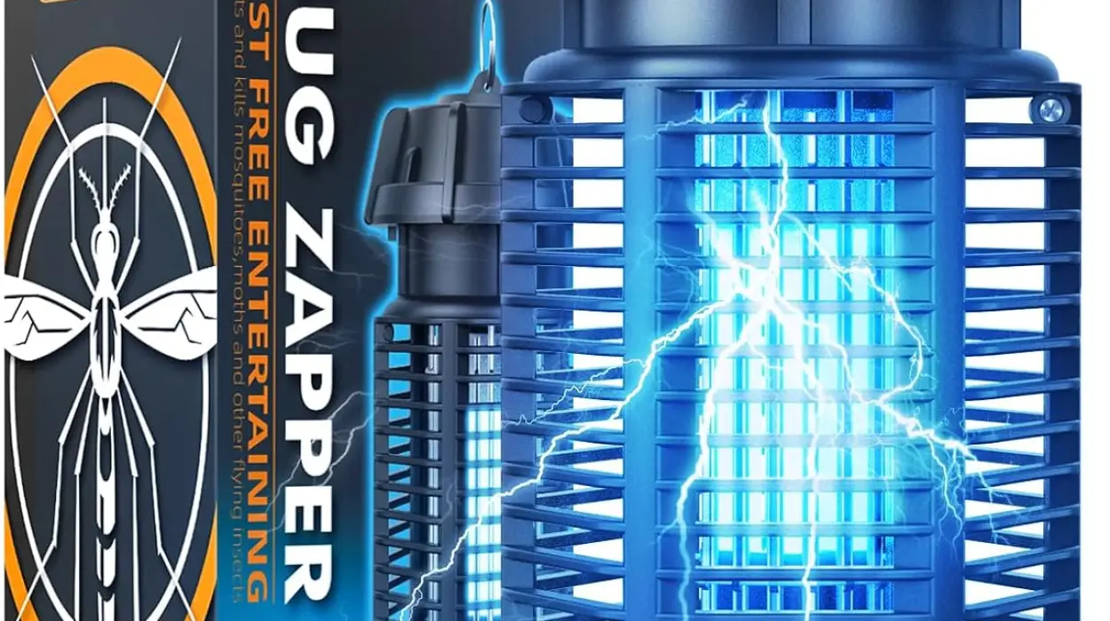 Lámpara antimosquitos UV de 20W para interiores y exteriores, impermeable y segura