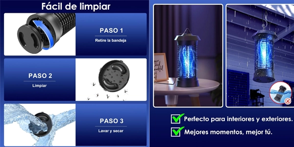lámpara antimosquitos NIIYACO oferta