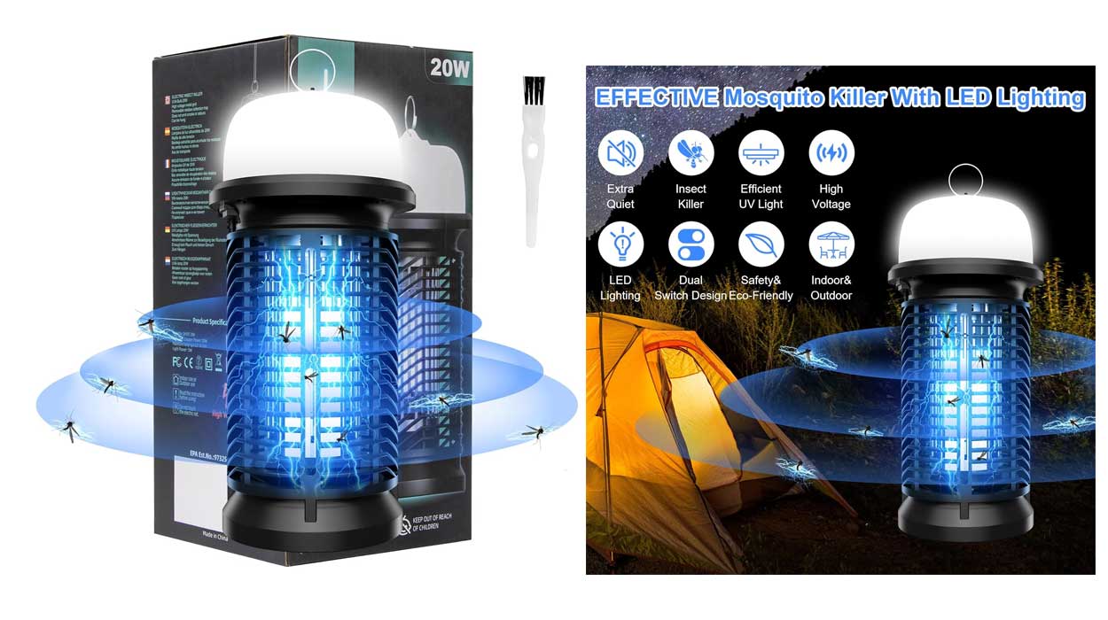 Lámpara antimosquitos Killer Bug Zapper barata
