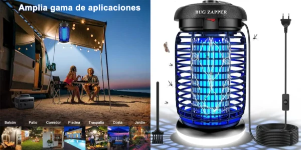 Lámpara UV antimosquitos WUEAOA