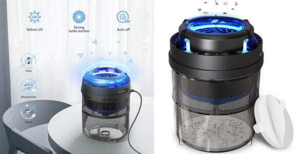 Lámpara antimosquitos Vegrem con luz UV