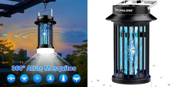 Lámpara antimosquitos UV PALONE recargable