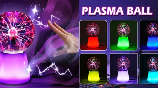 Lámpara bola de plasma por USB
