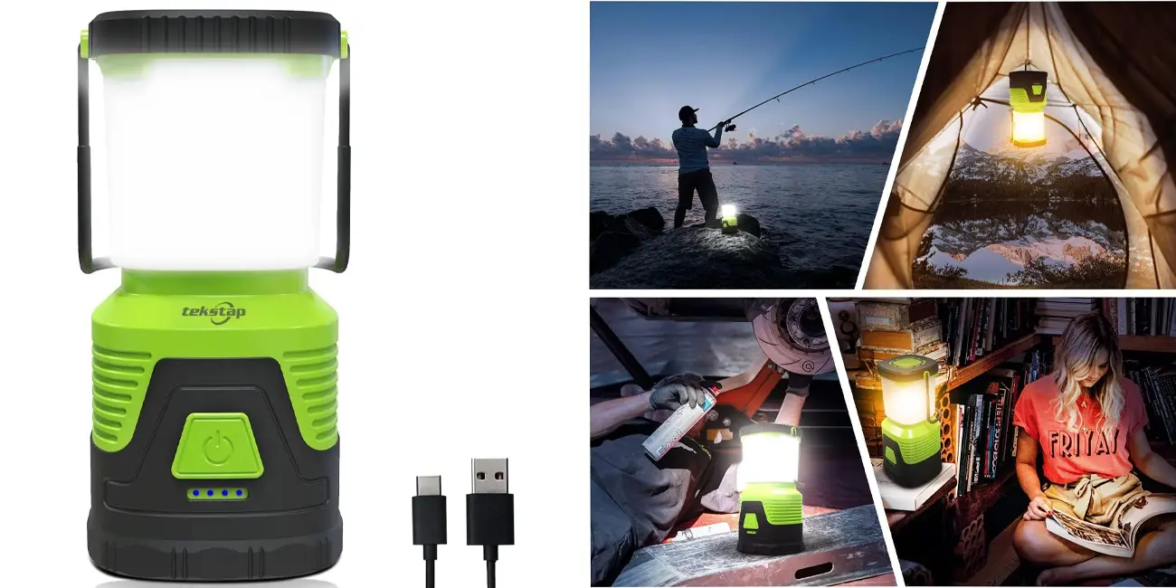 Lámpara de camping recargable Tekstap