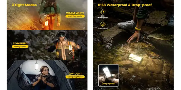 lámpara de camping Glocusent oferta