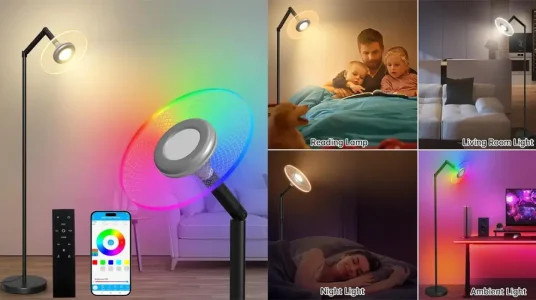 Lámpara de pie Yicenscoltd RGB