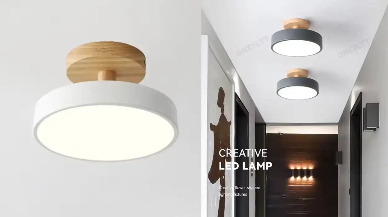 lámpara de techo LED Macaron barata