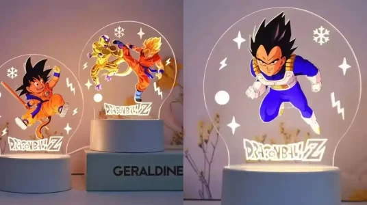 Lámpara decorativa Dragon Ball 3D