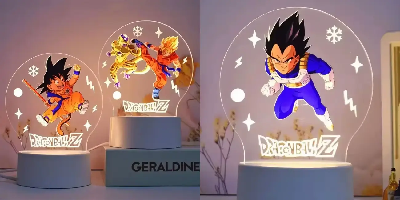Lámpara decorativa Dragon Ball 3D