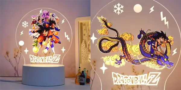 Lámpara decorativa Dragon Ball 3D