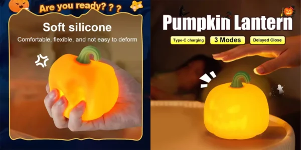 Lámpara de calabaza de Halloween