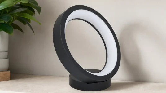 Lámpara de mesa Eglo Marghera-C connect LED con control Bluetooth y luz RGB