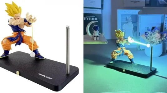Lámpara magnética Goku de Dragon Ball