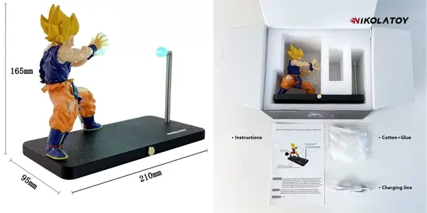 Lámpara magnética Goku de Dragon Ball