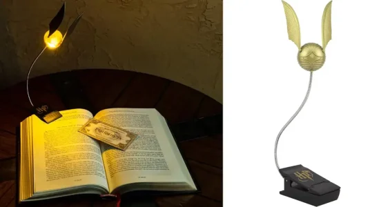 Luz de lectura Paladone Snitch Dorada