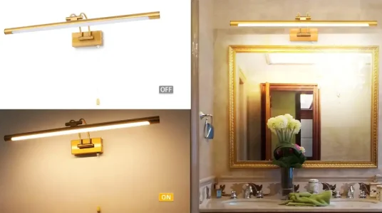 Lámpara LED TYhogar de 60 cm para espejos o cuadros