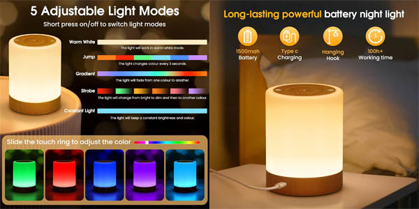 Luz Nocturna LED portátil NIWOHOM
