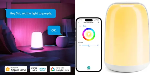 Lámpara LED de sobremesa Meross WiFi