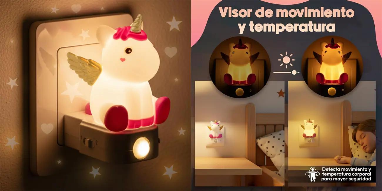 Luz nocturna infantil Unicornio AMHÖ