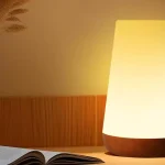 Lámpara nocturna Romon táctil y regulable con 13 colores y 3 modos, recargable