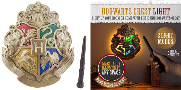 Lámpara Paladone escudo Hogwarts Harry Potter chollo